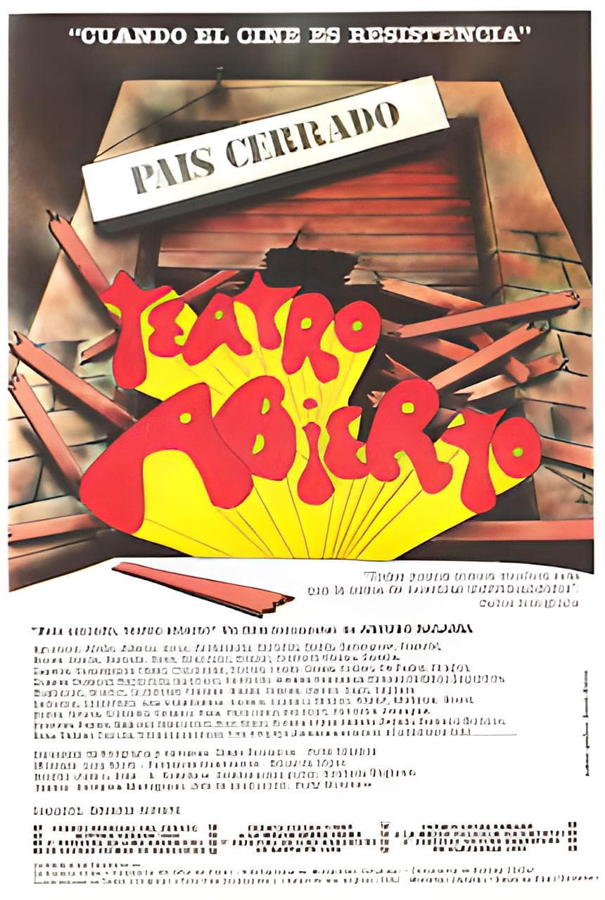 Poster backdrop for País cerrado, teatro abierto