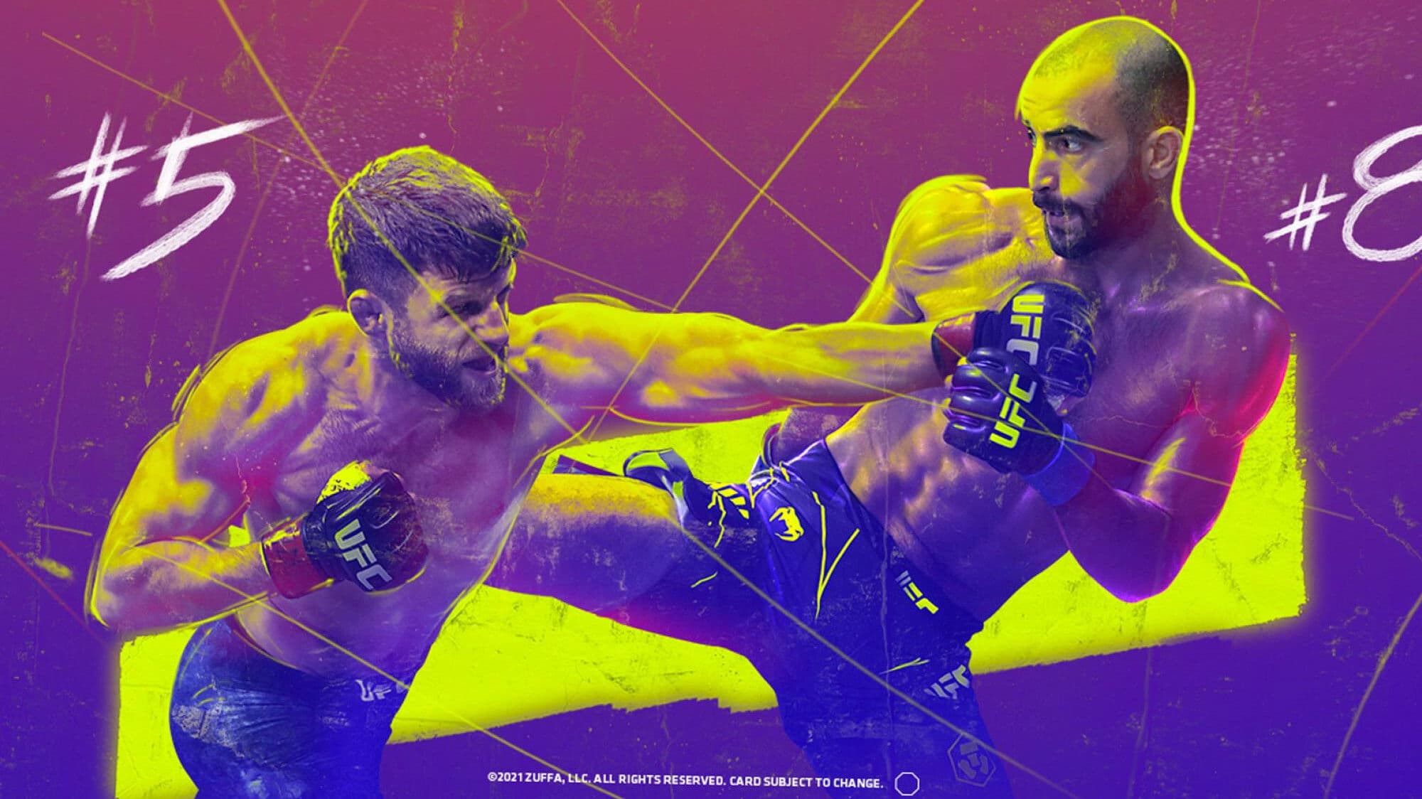 Poster backdrop for UFC on ESPN 32: Kattar vs. Chikadze