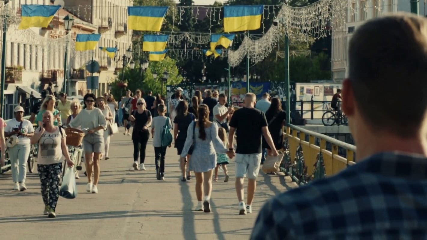 Poster backdrop for russia goodbye