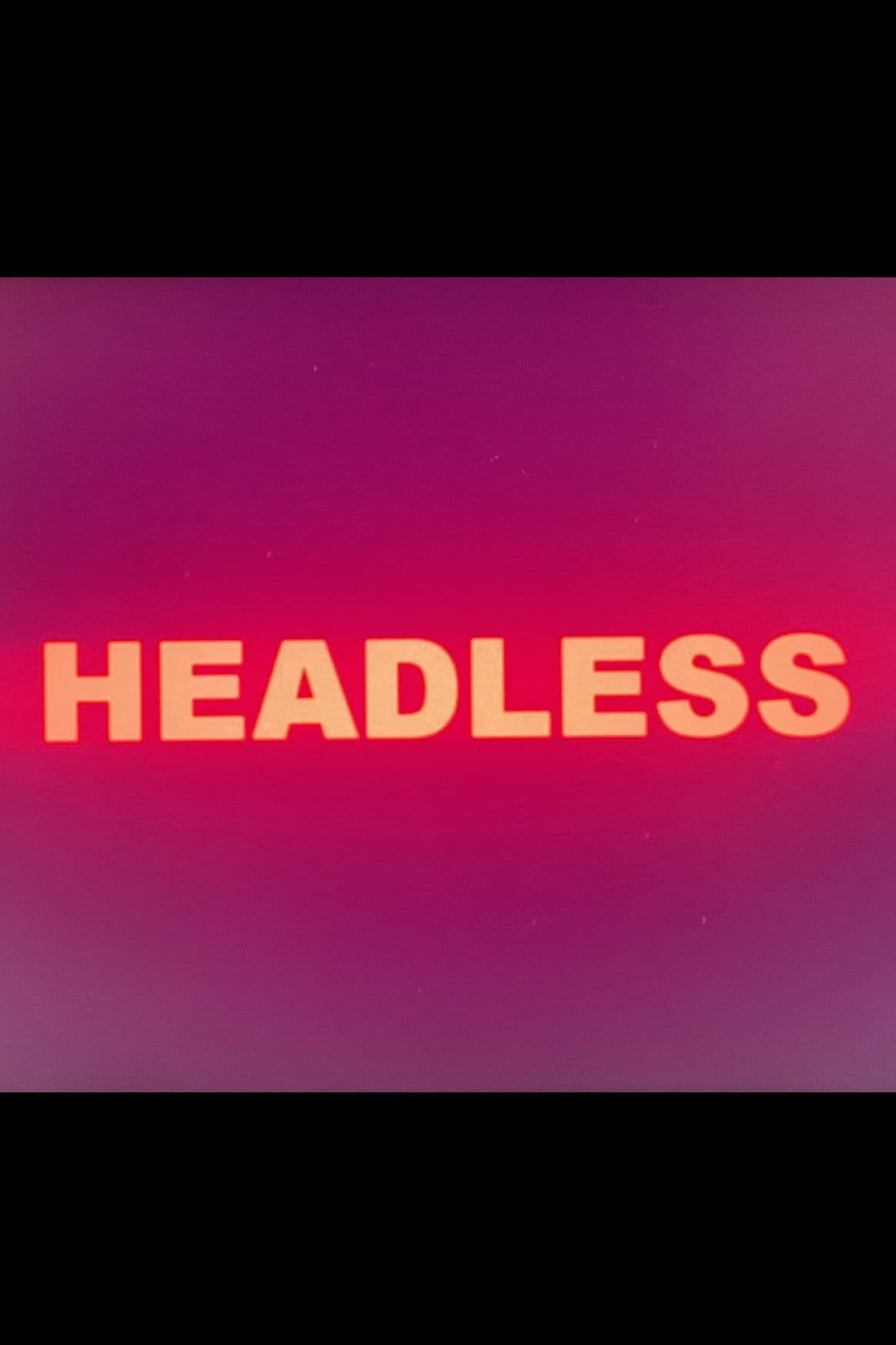 Poster backdrop for Headless