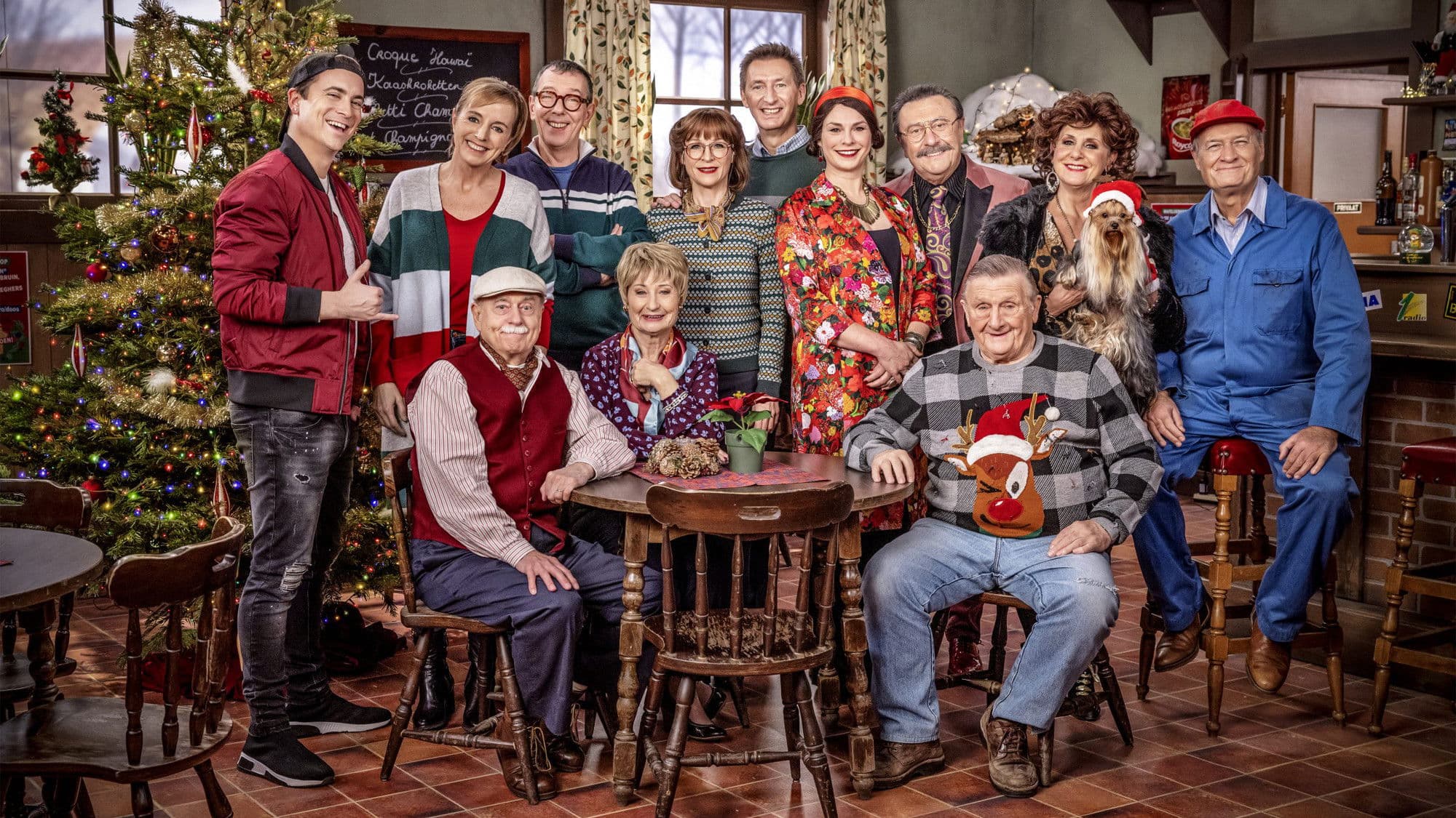 Poster backdrop for F.C. De Kampioenen Kerstspecial
