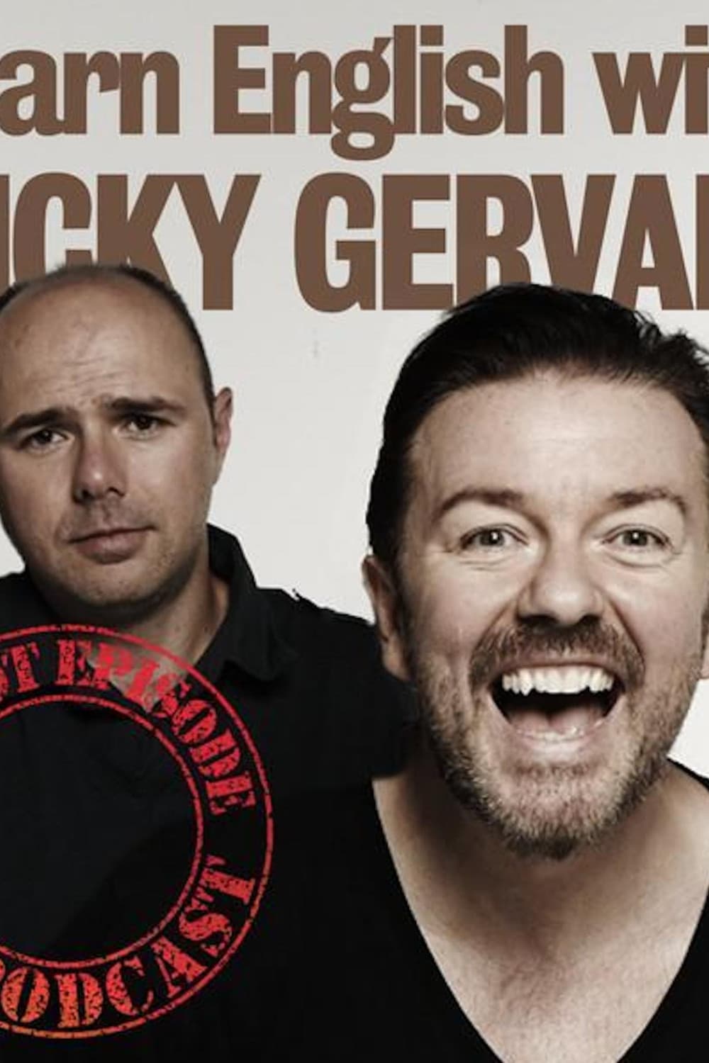 Poster backdrop for Learn English with Ricky Gervais