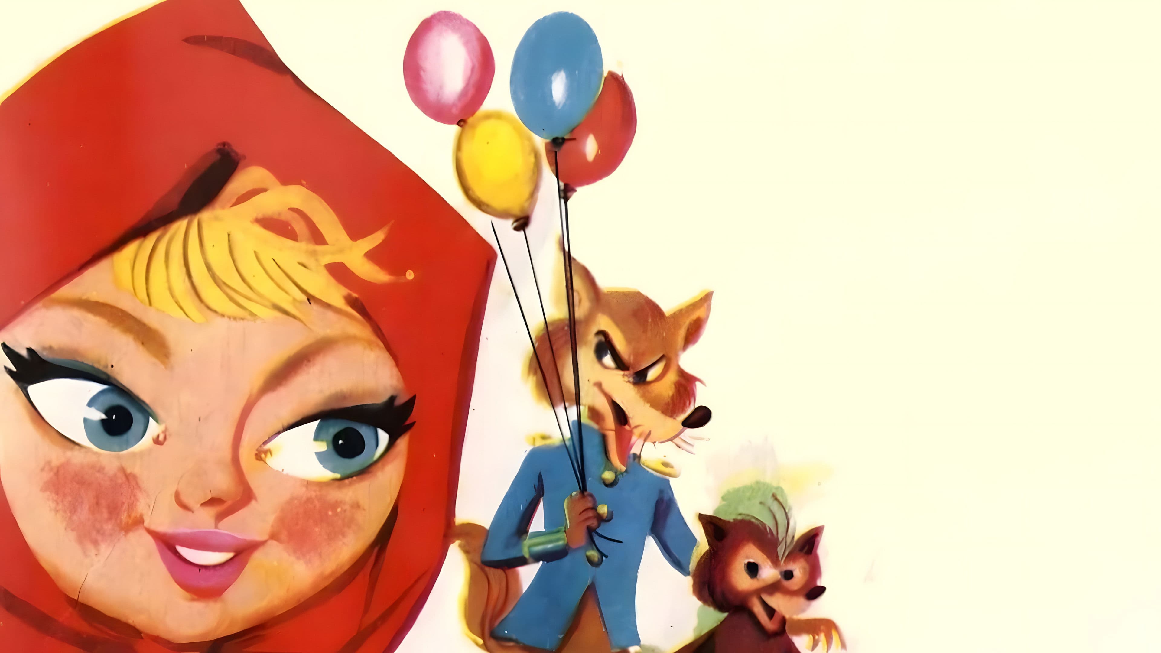 Poster backdrop for Caperucita y sus tres amigos