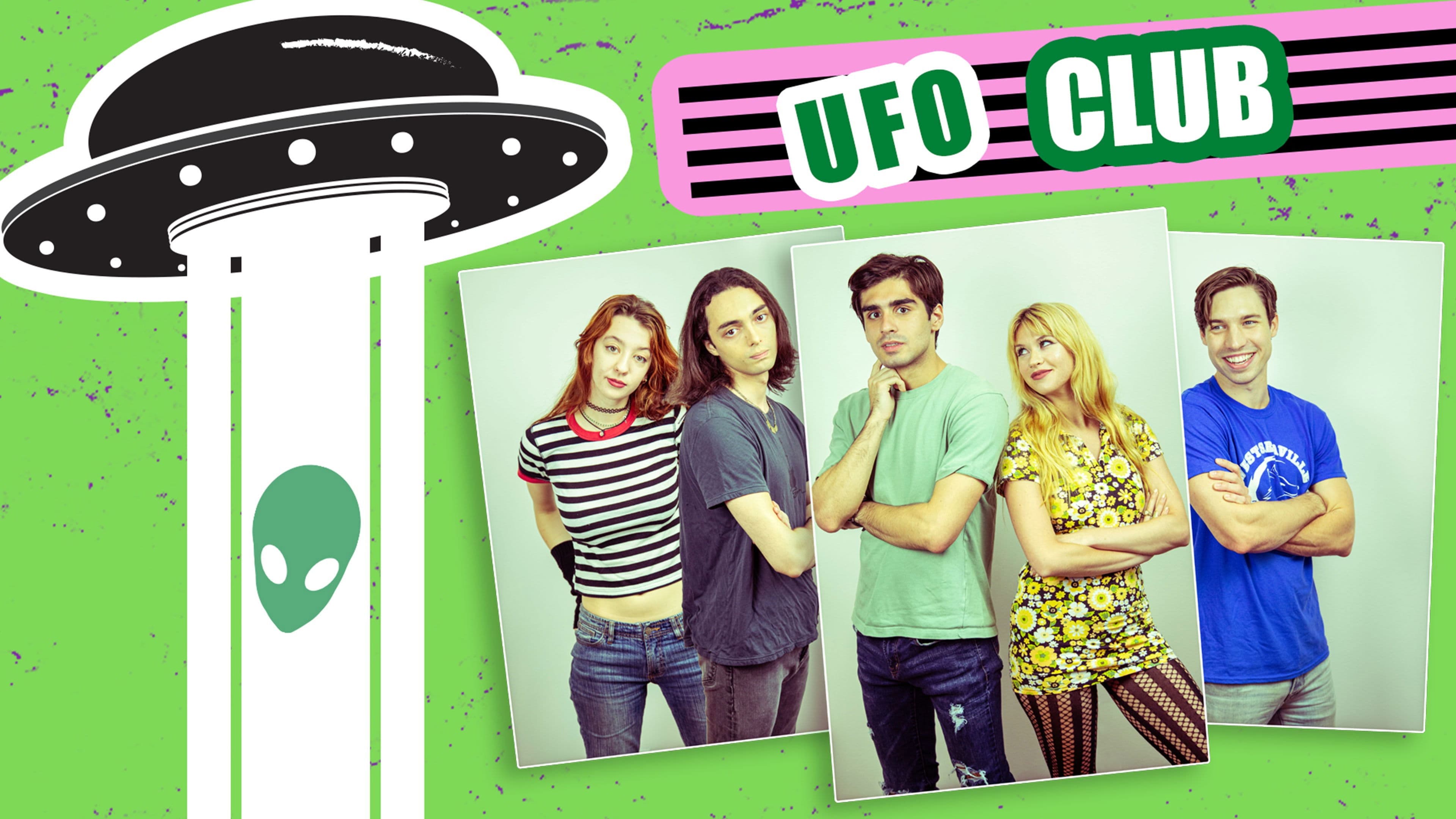Poster backdrop for UFO Club