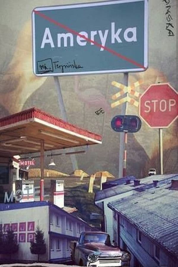 Poster backdrop for America