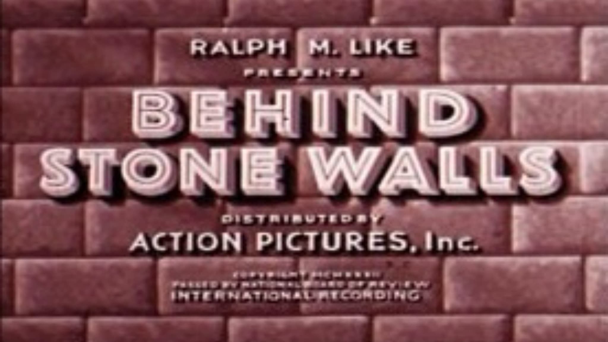 Poster backdrop for Behind Stone Walls