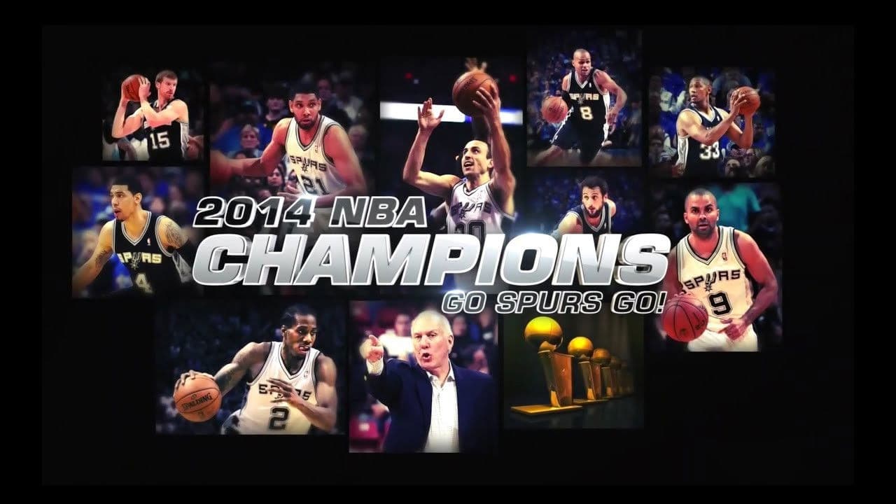 Poster backdrop for 2014 NBA Champions: Go Spurs Go