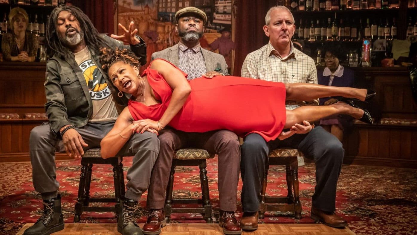 Poster backdrop for National Theatre Live: The Wife of Willesden