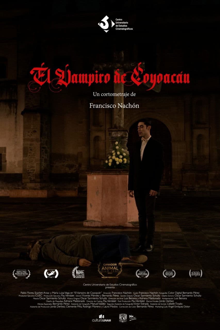 Poster backdrop for El Vampiro de Coyoacán