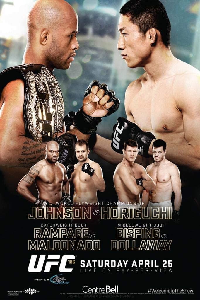 Poster backdrop for UFC 186: Johnson vs. Horiguchi
