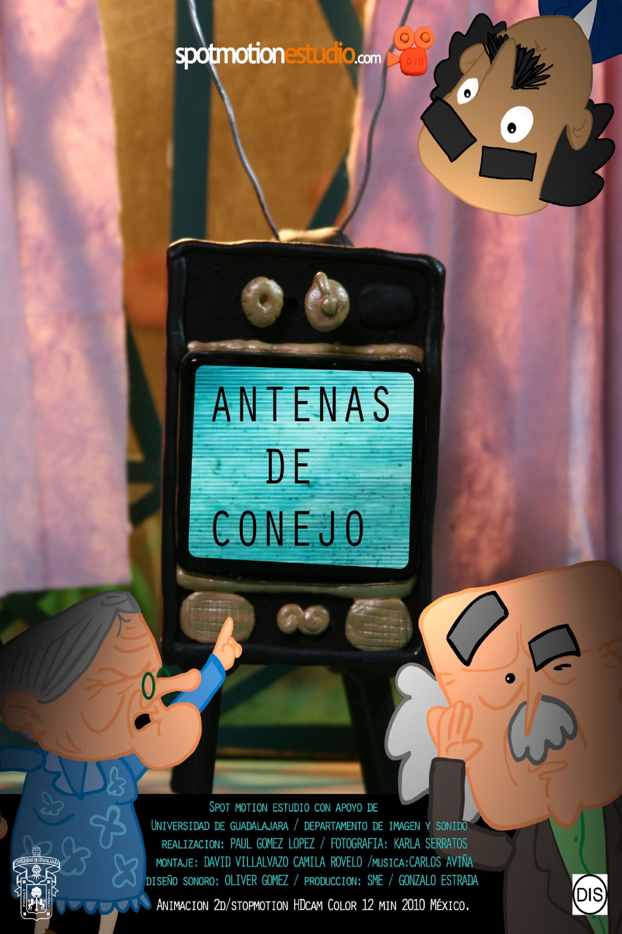 Poster backdrop for Antenas de Conejo