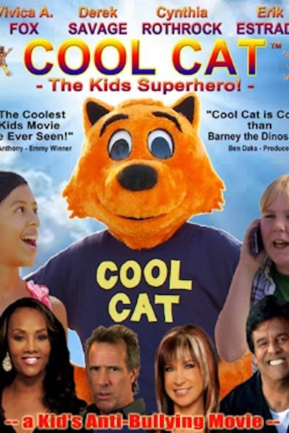 Poster backdrop for Cool Cat Kids Superhero