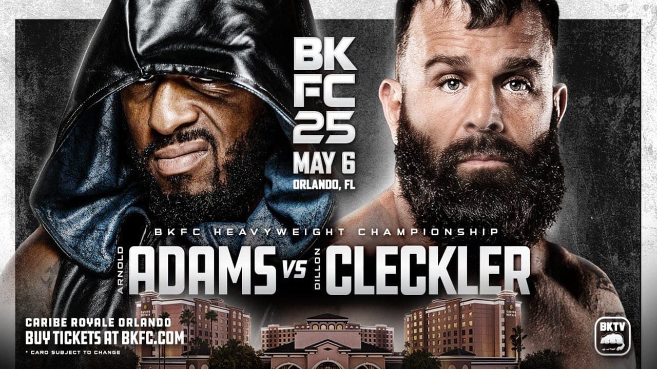 Poster backdrop for BKFC 25