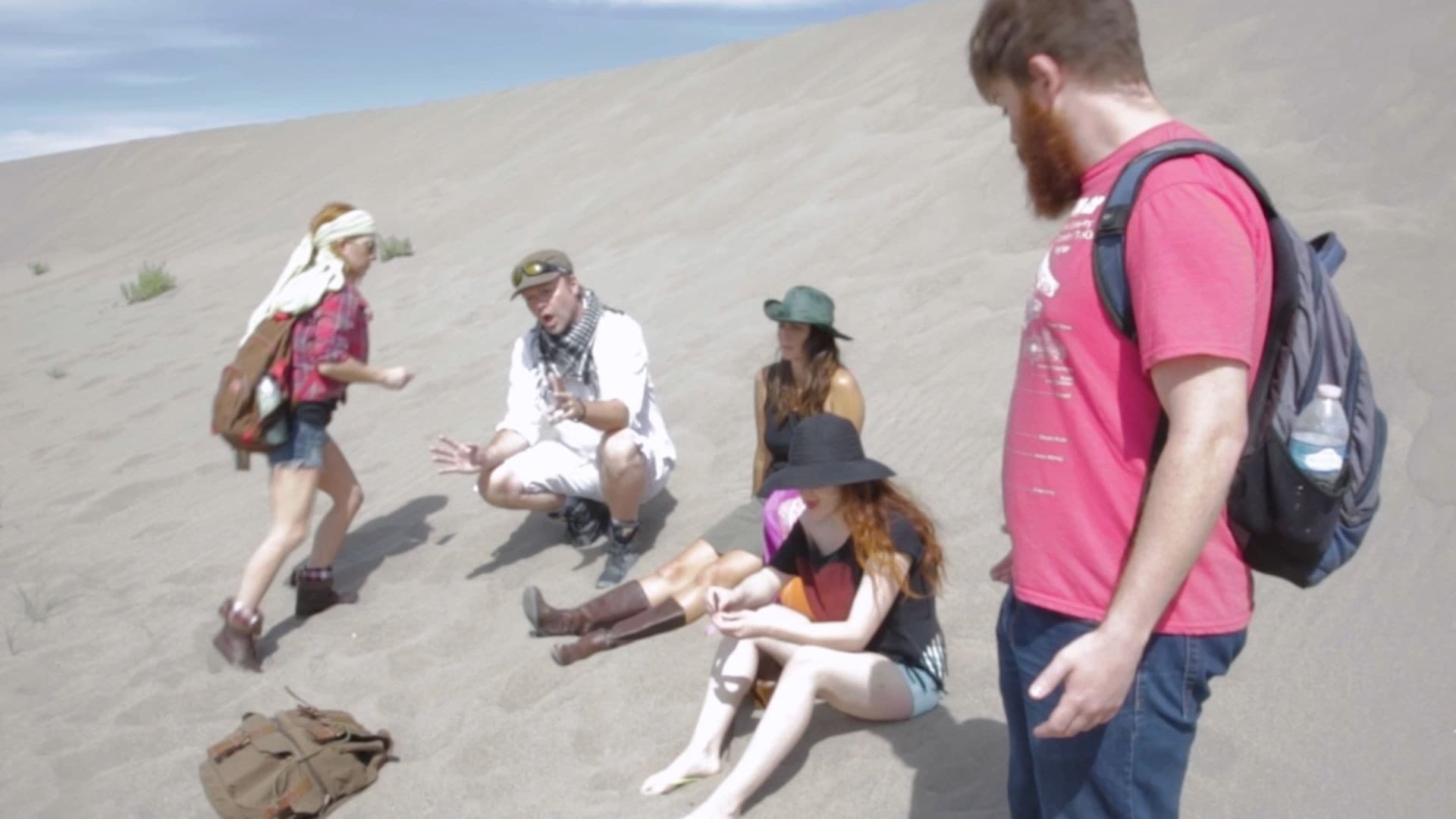 Poster backdrop for TV in Bed