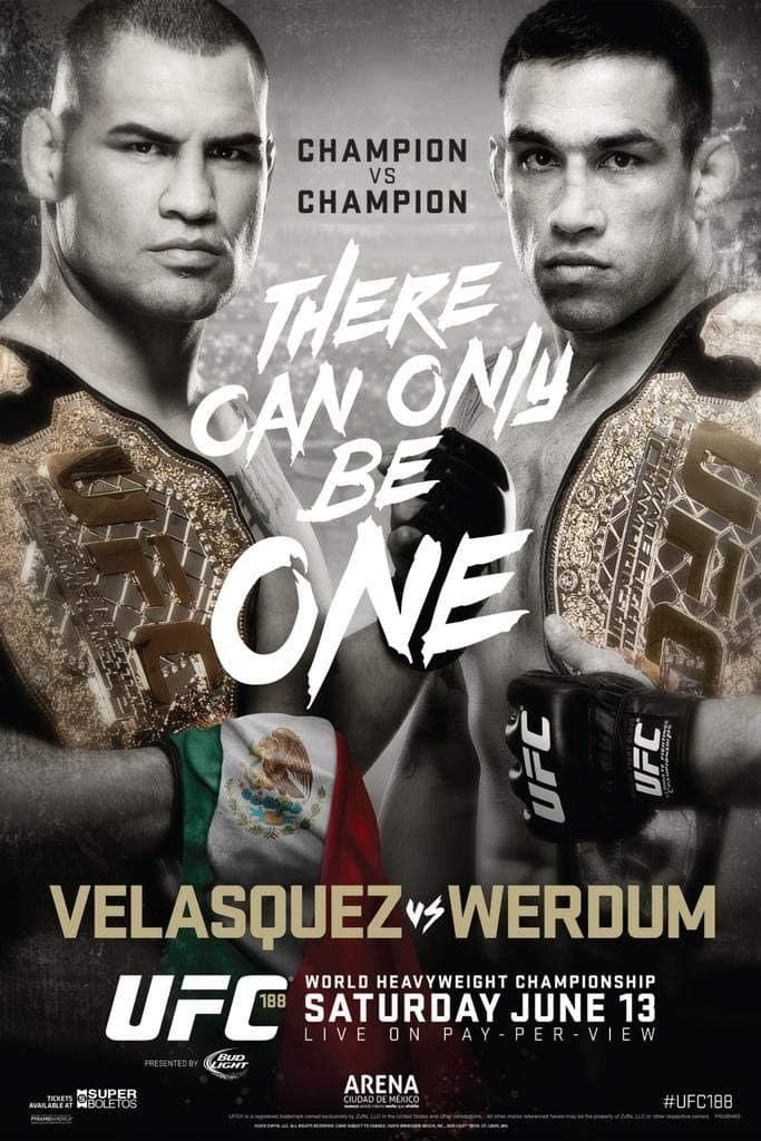 Poster backdrop for UFC 188: Velasquez vs. Werdum