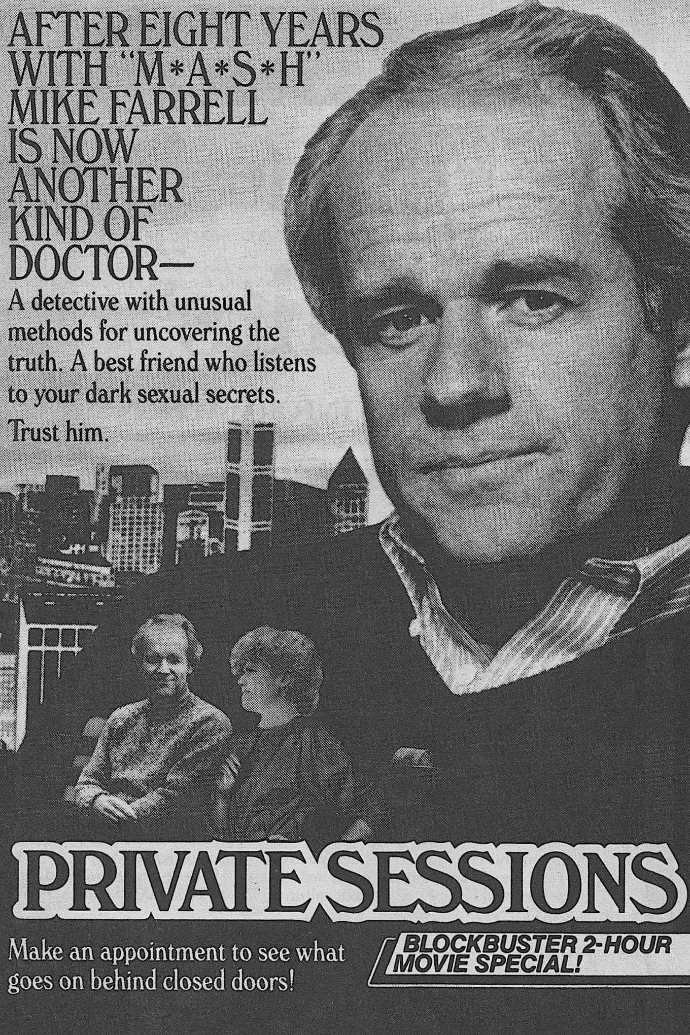 Poster backdrop for Private Sessions