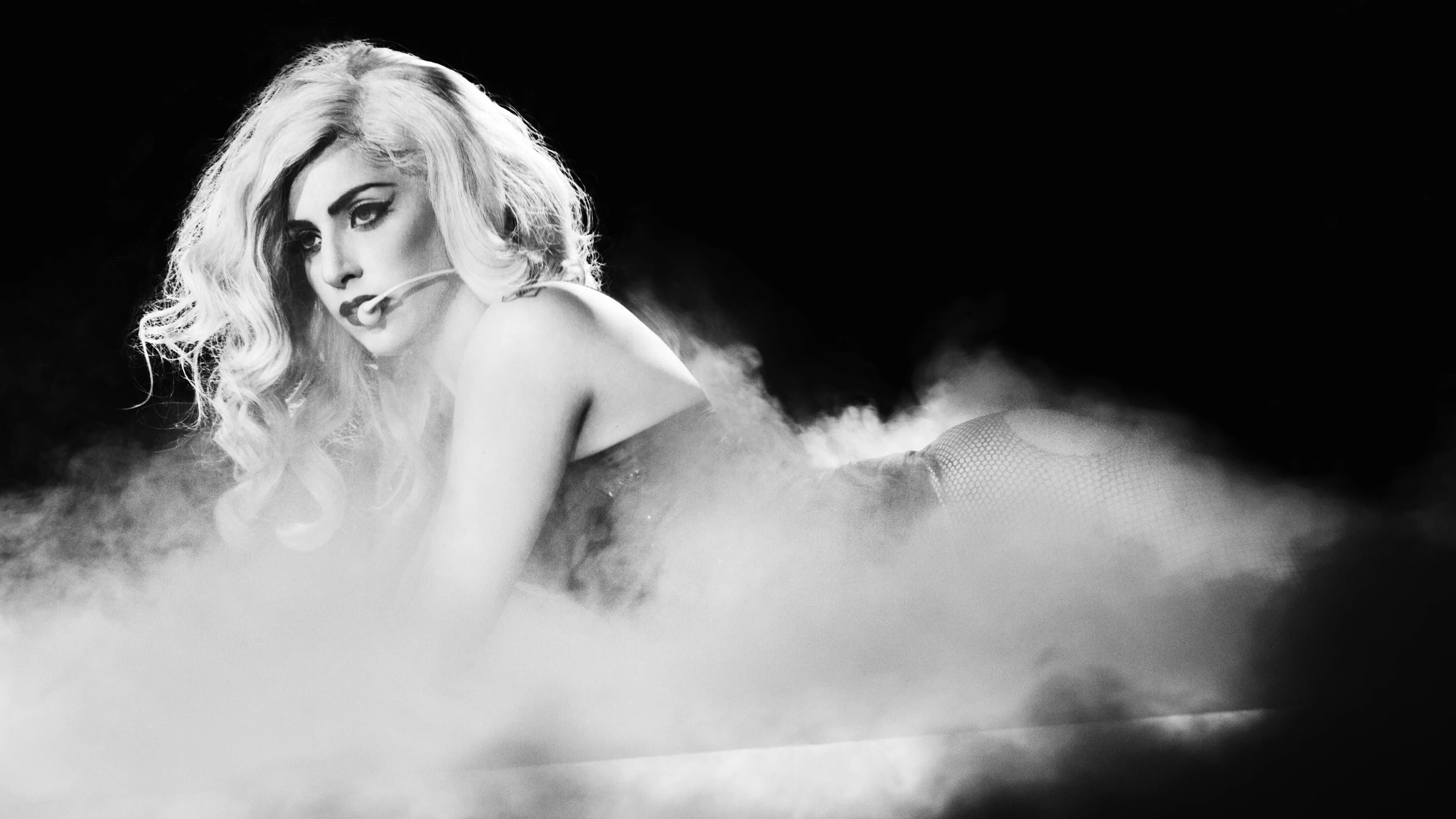 Poster backdrop for Lady Gaga Presents: The Monster Ball Tour at Madison Square Garden