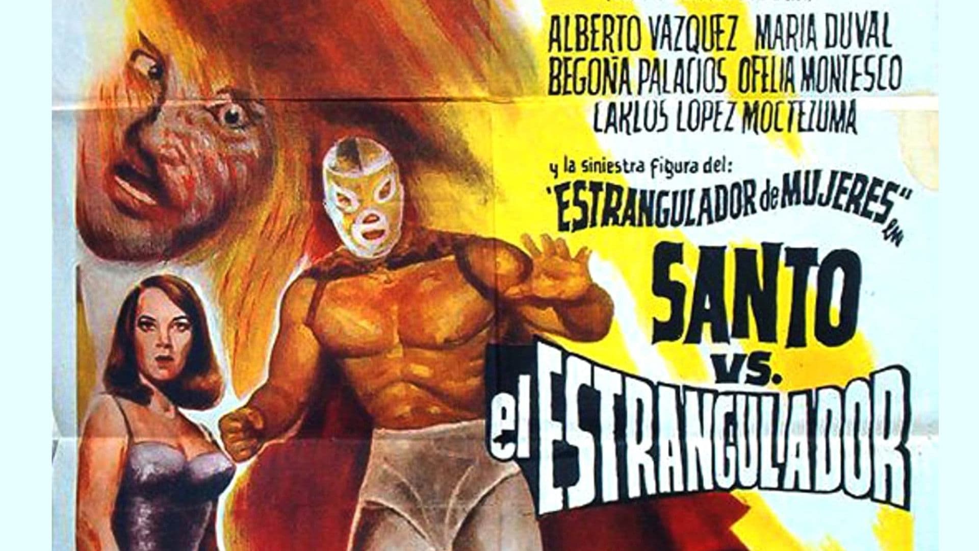 Poster backdrop for Santo vs. the Strangler