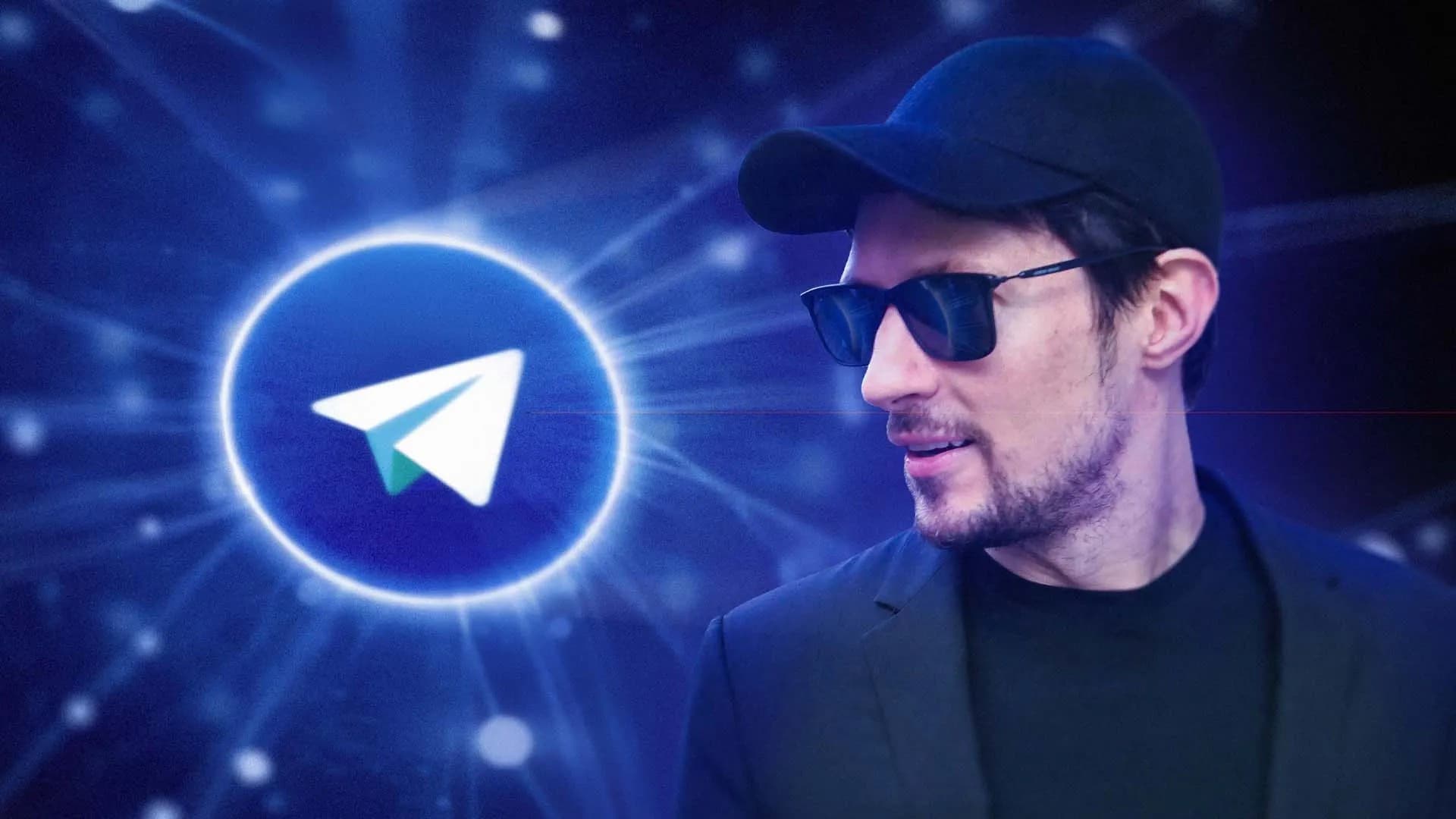 Poster backdrop for Telegram - The Dark Empire by Pavel Durov