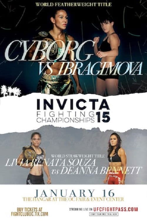 Poster backdrop for Invicta FC 15: Cyborg vs. Ibragimova