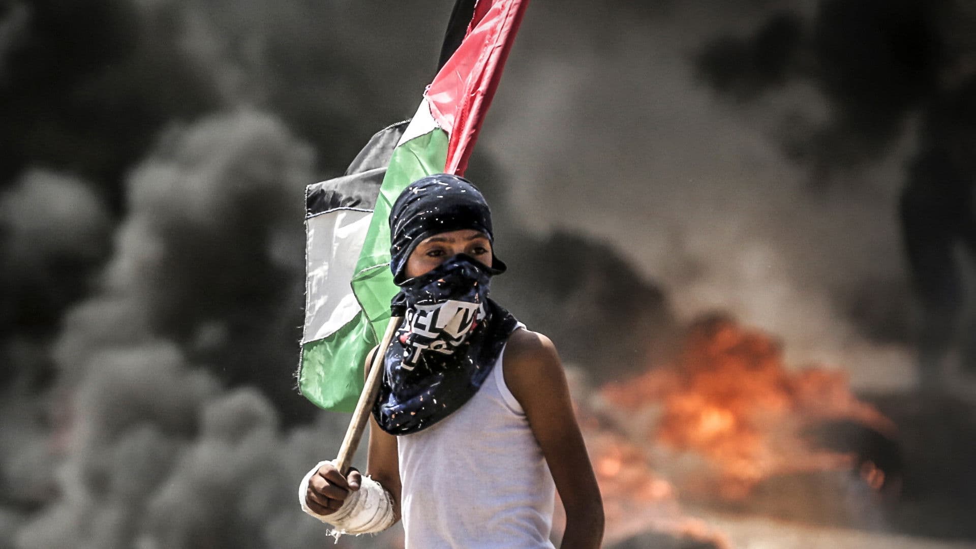 Poster backdrop for One Day in Gaza