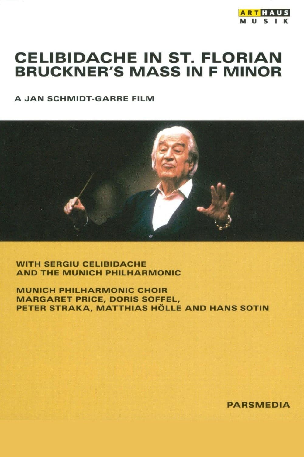 Poster backdrop for Celibidache in St. Florian - Bruckner's Mass in F minor