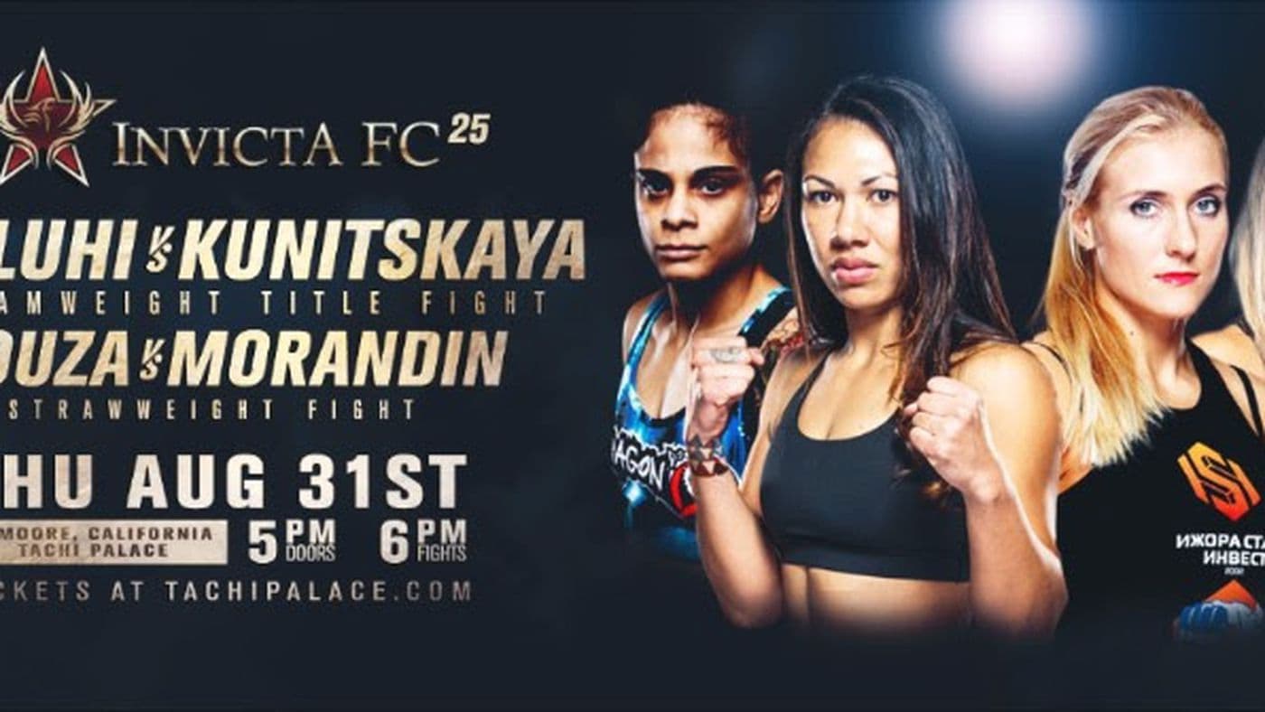 Poster backdrop for Invicta FC 25: Kunitskaya vs. Pa'aluhi
