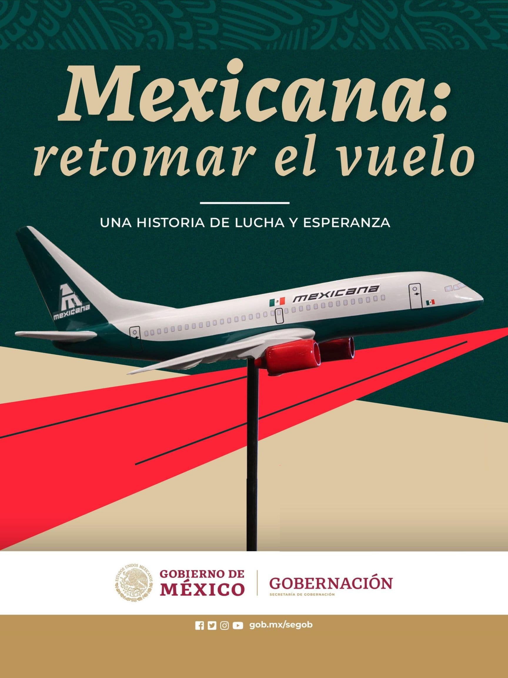 Poster backdrop for Mexicana: Retomar el vuelo