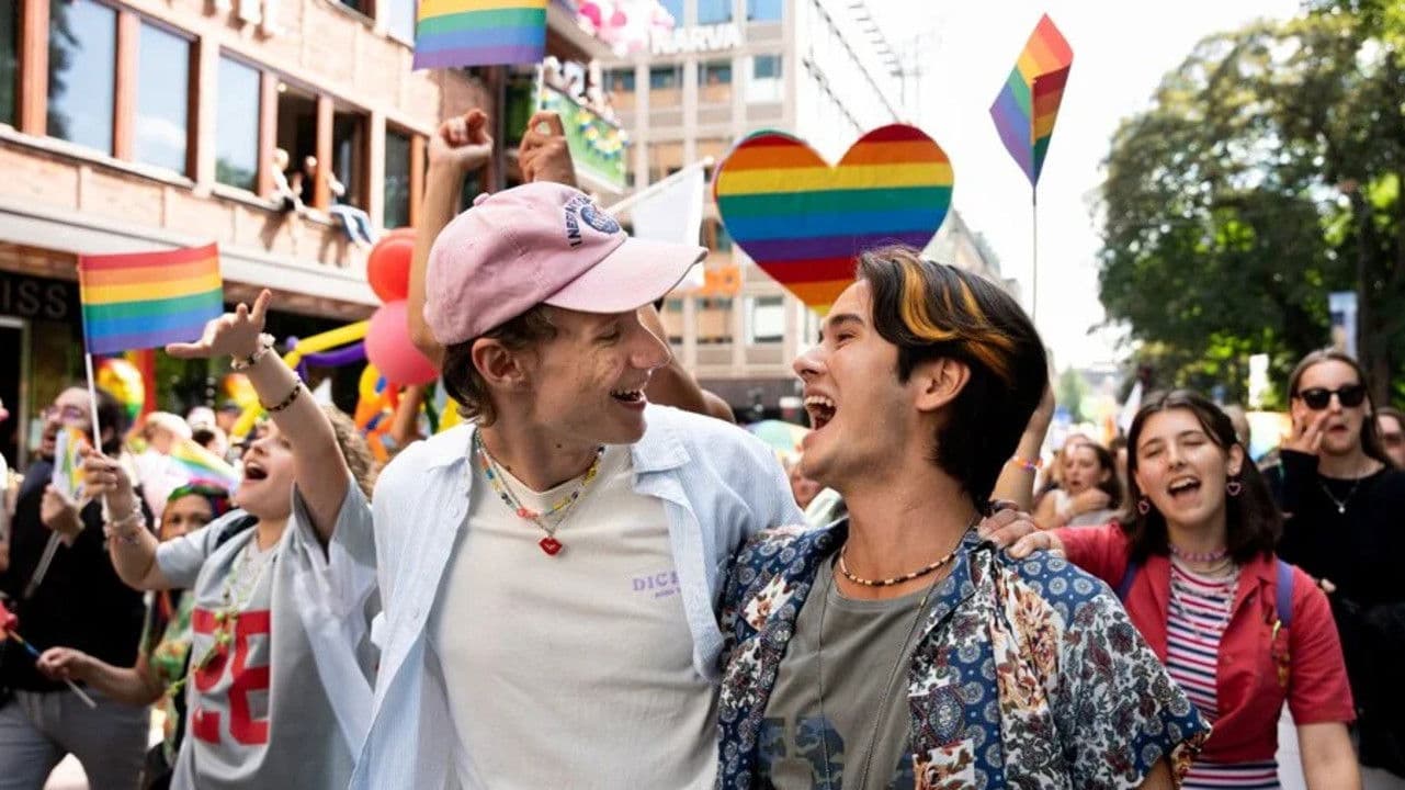 Poster backdrop for Stockholm Pride