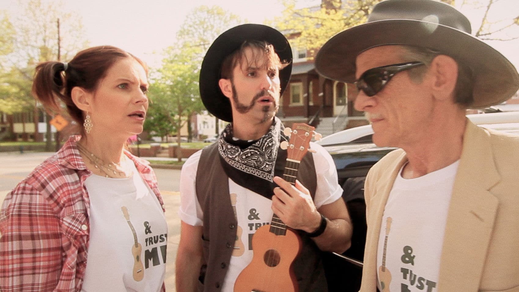 Poster backdrop for Uke & Trust Me