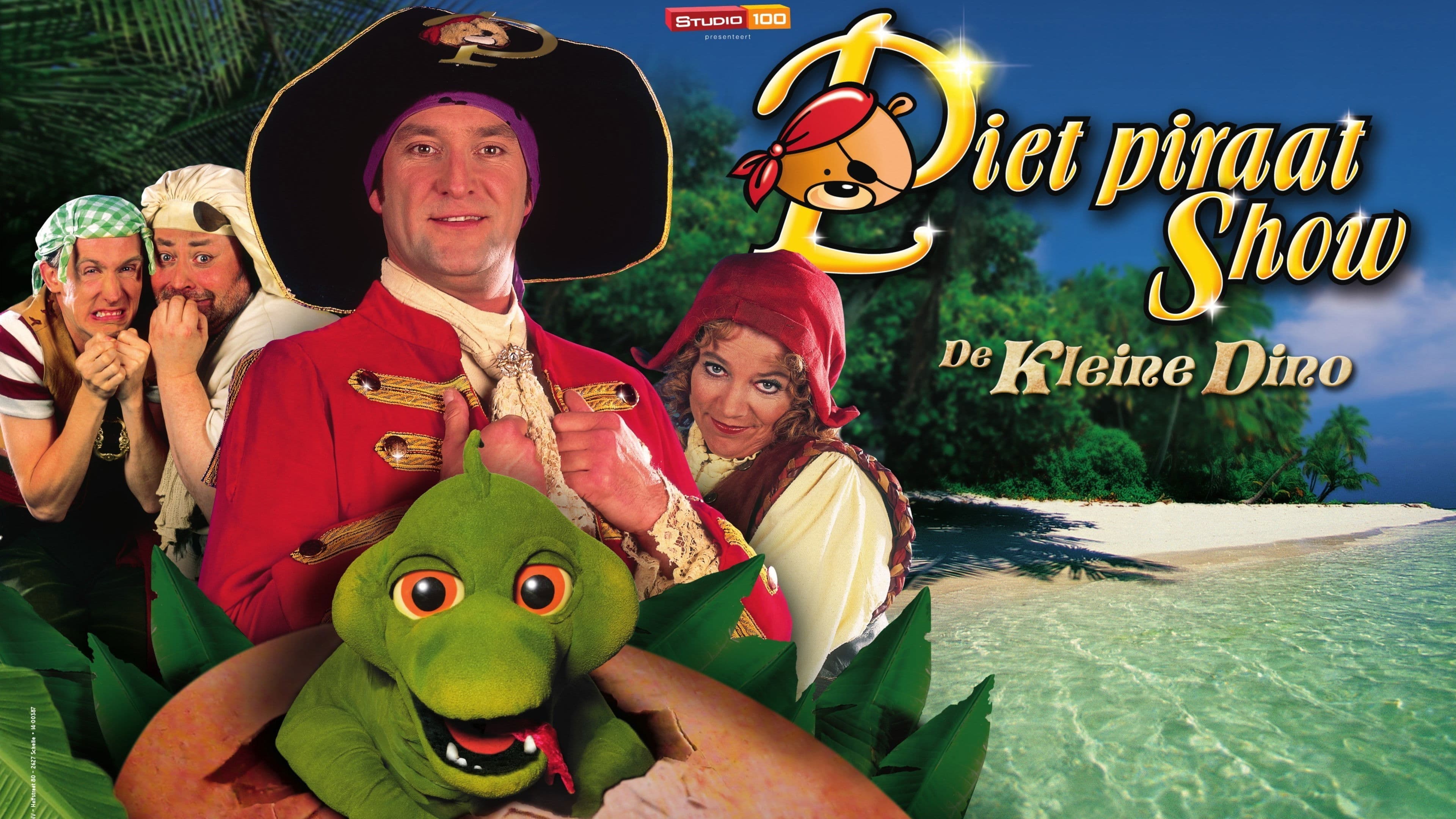 Poster backdrop for Piet Piraat Show: The Little Dino