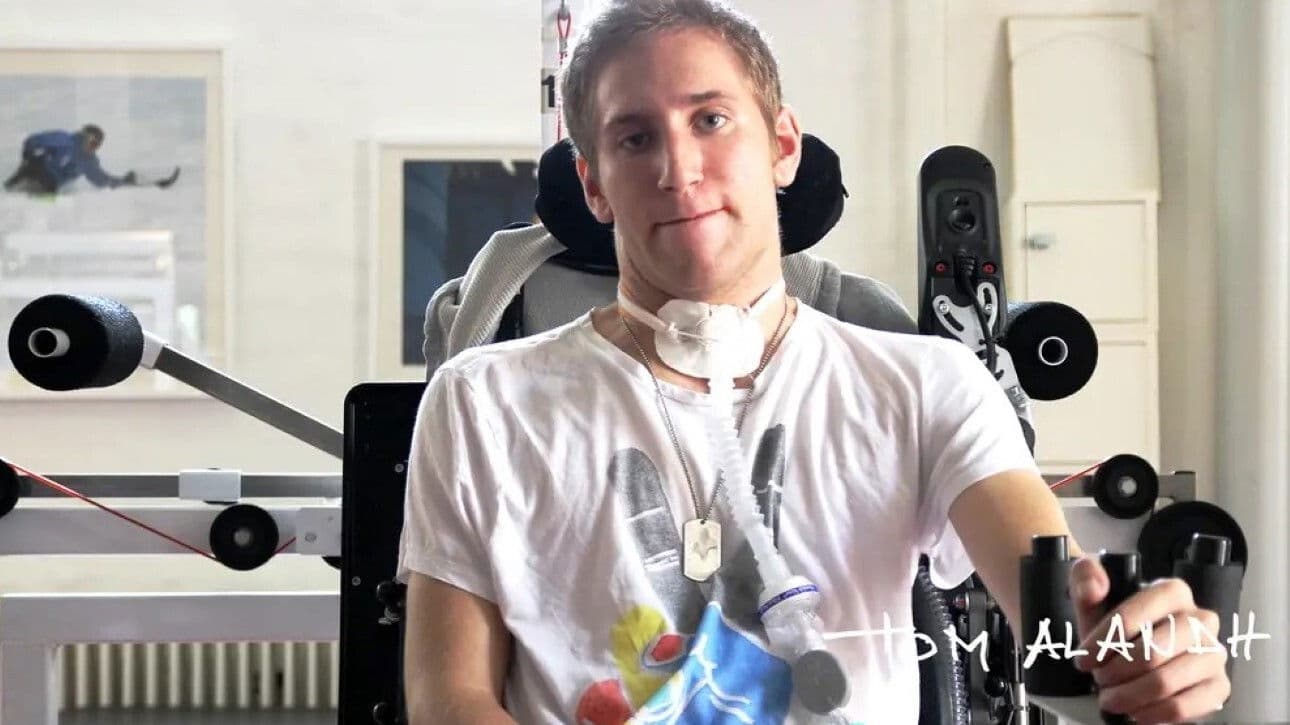 Poster backdrop for Gymnasten som lärde sig gå