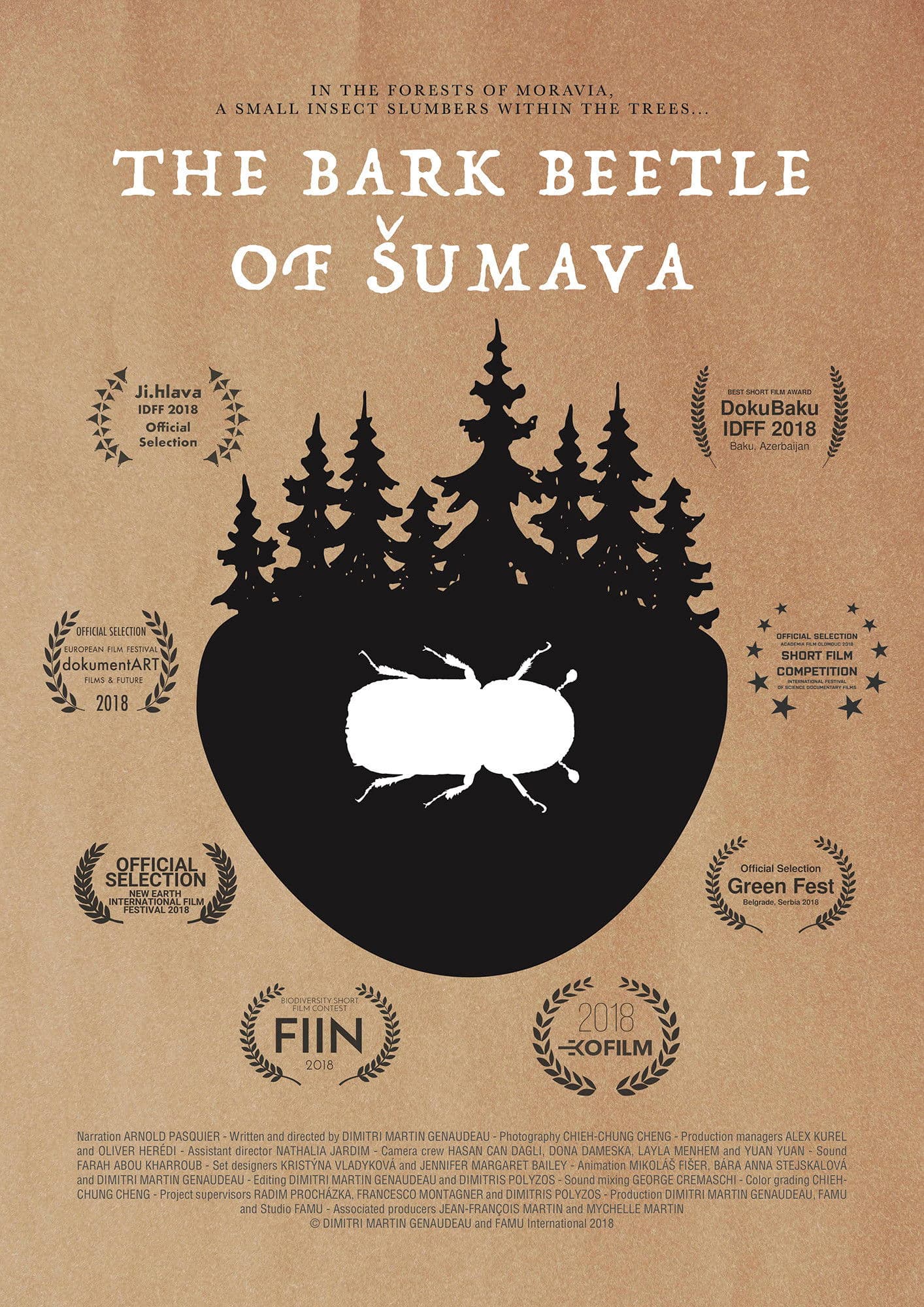 Poster backdrop for The Bark Beetle of Šumava