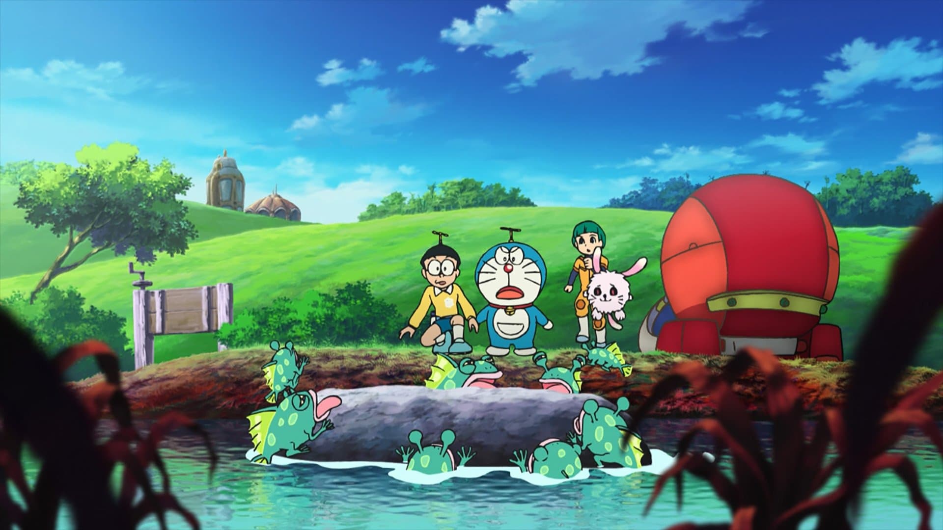 Poster backdrop for Doraemon: The New Record of Nobita's Spaceblazer