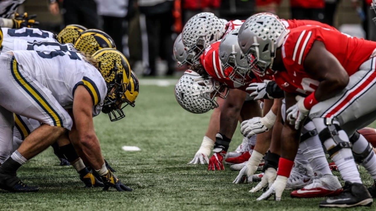 Poster backdrop for Michigan vs. Ohio State: The Rivalry