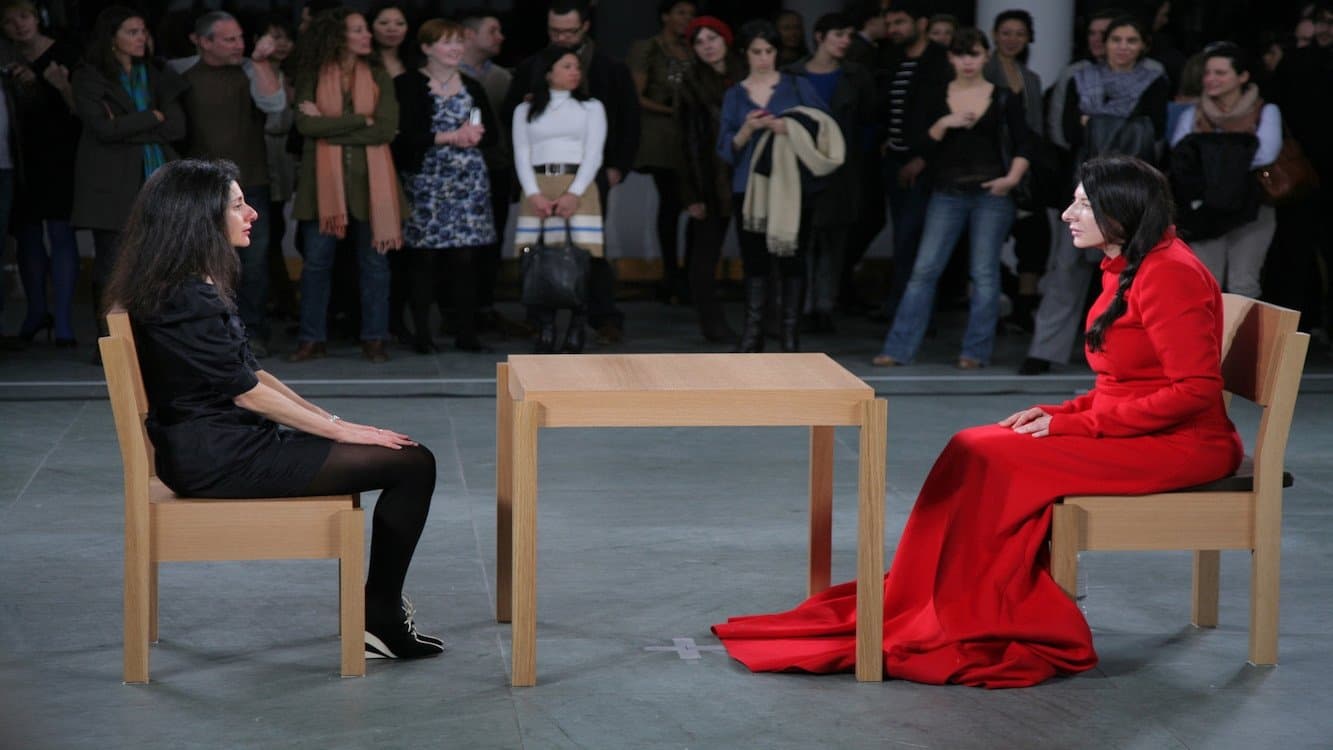Poster backdrop for Marina Abramović: The Artist Is Present