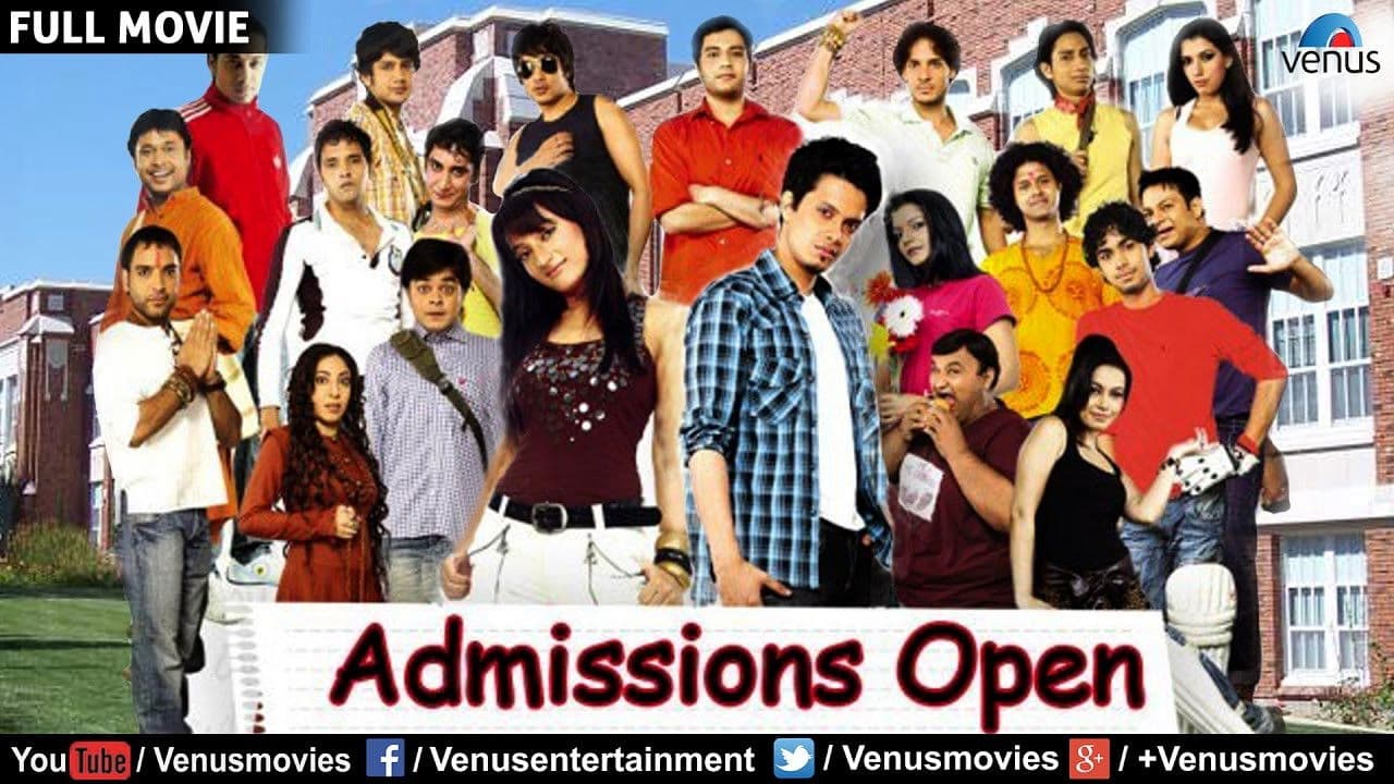 Poster backdrop for Admissions Open