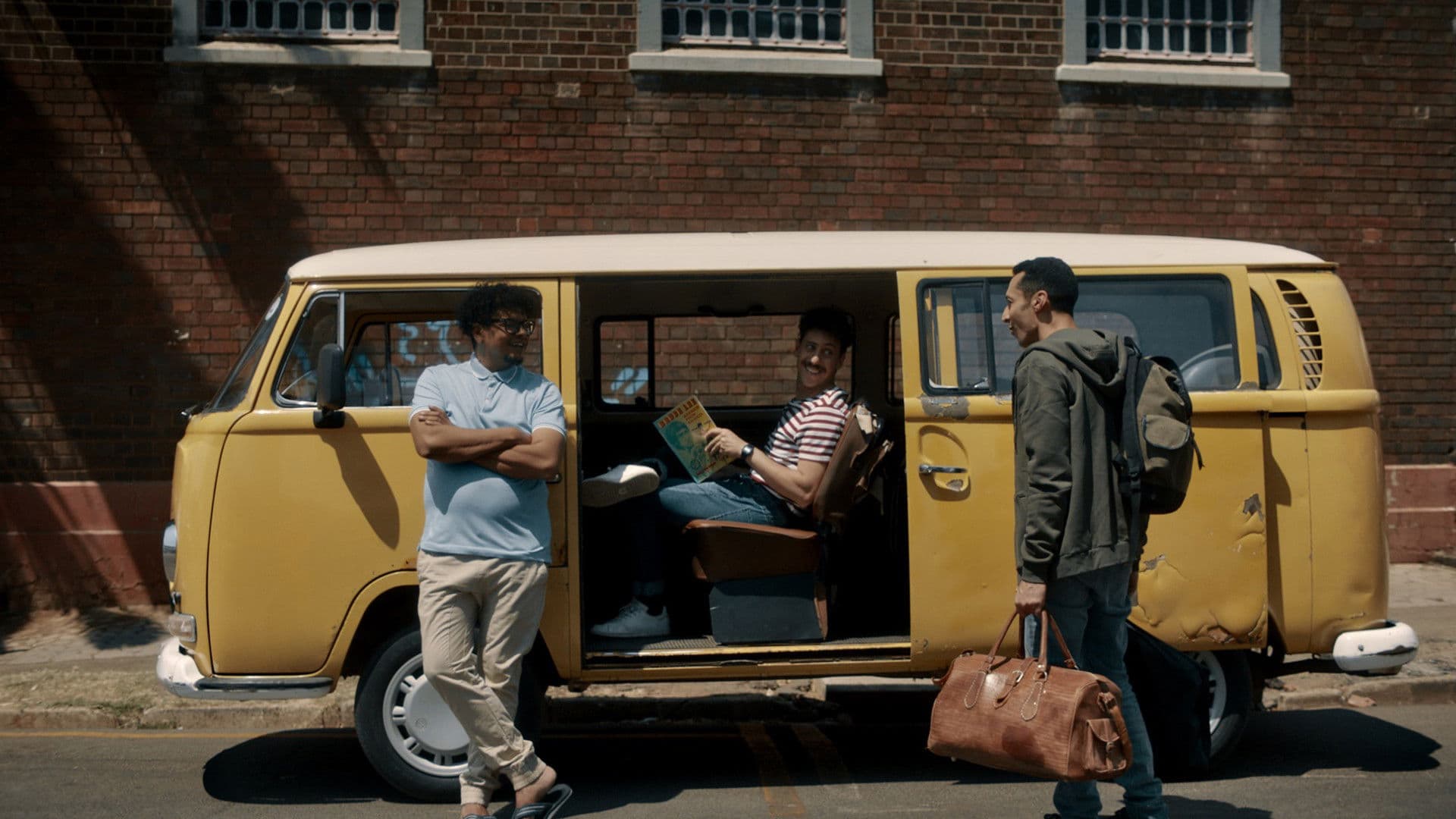 Poster backdrop for New Material