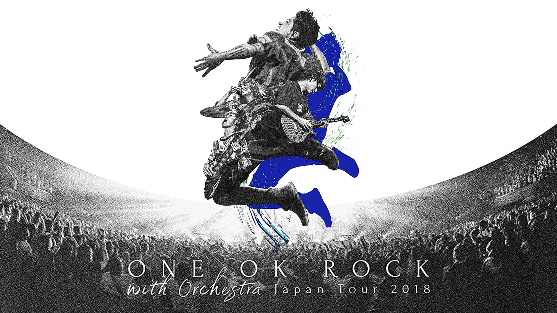Poster backdrop for ONE OK ROCK with Orchestra Japan Tour 2018