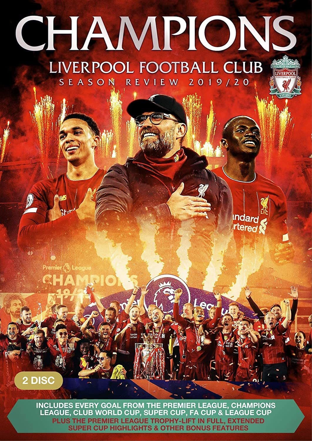 Poster backdrop for Champions: Liverpool Football Club Season Review 2019-20
