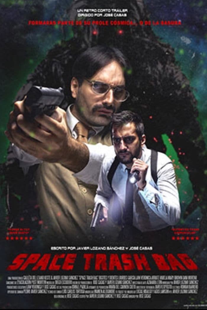 Poster backdrop for Space Trash Bag