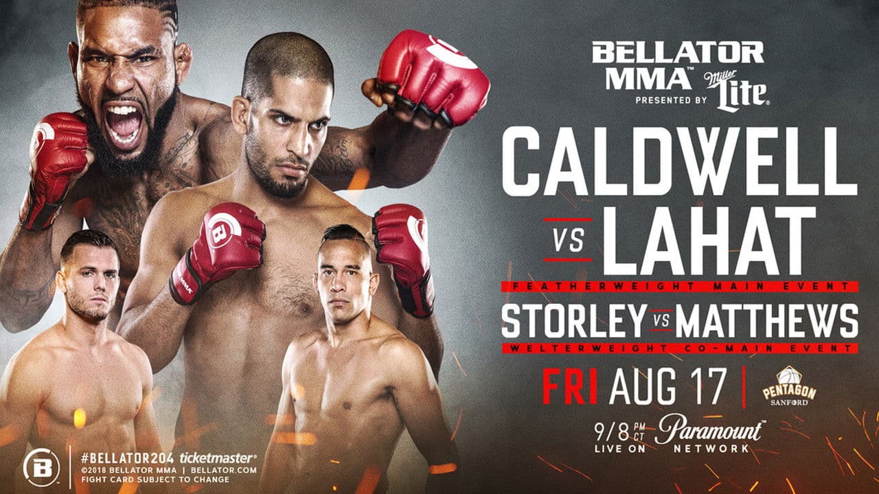 Poster backdrop for Bellator 204: Caldwell vs. Lahat