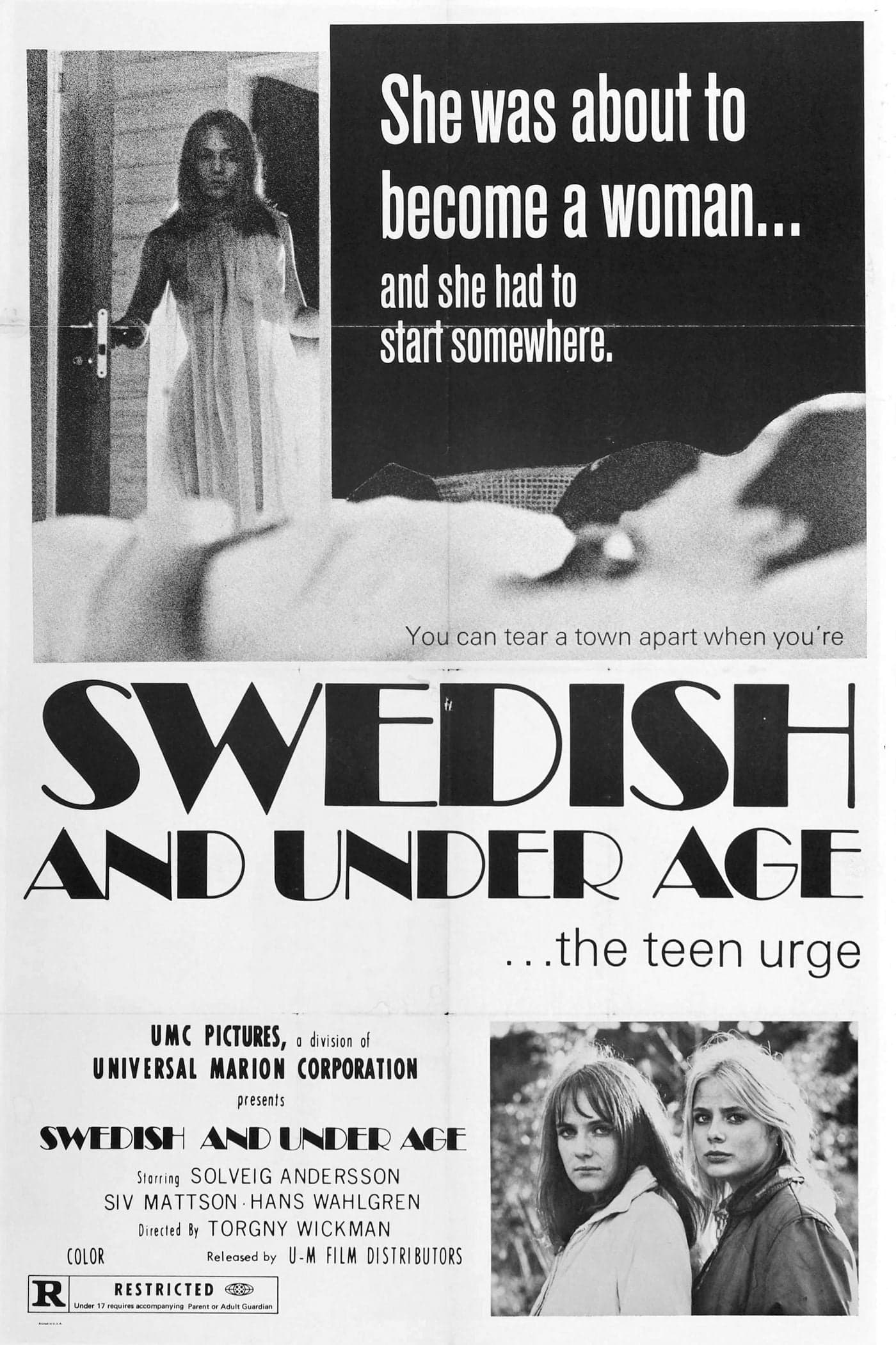 Poster backdrop for Swedish and Underage