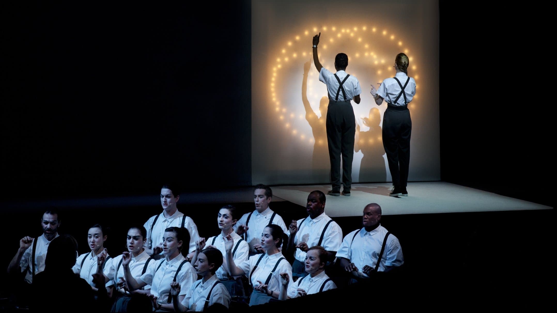 Poster backdrop for Einstein on the Beach