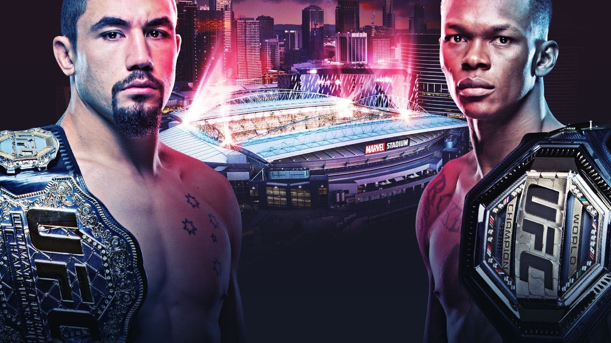 Poster backdrop for UFC 243: Whittaker vs. Adesanya