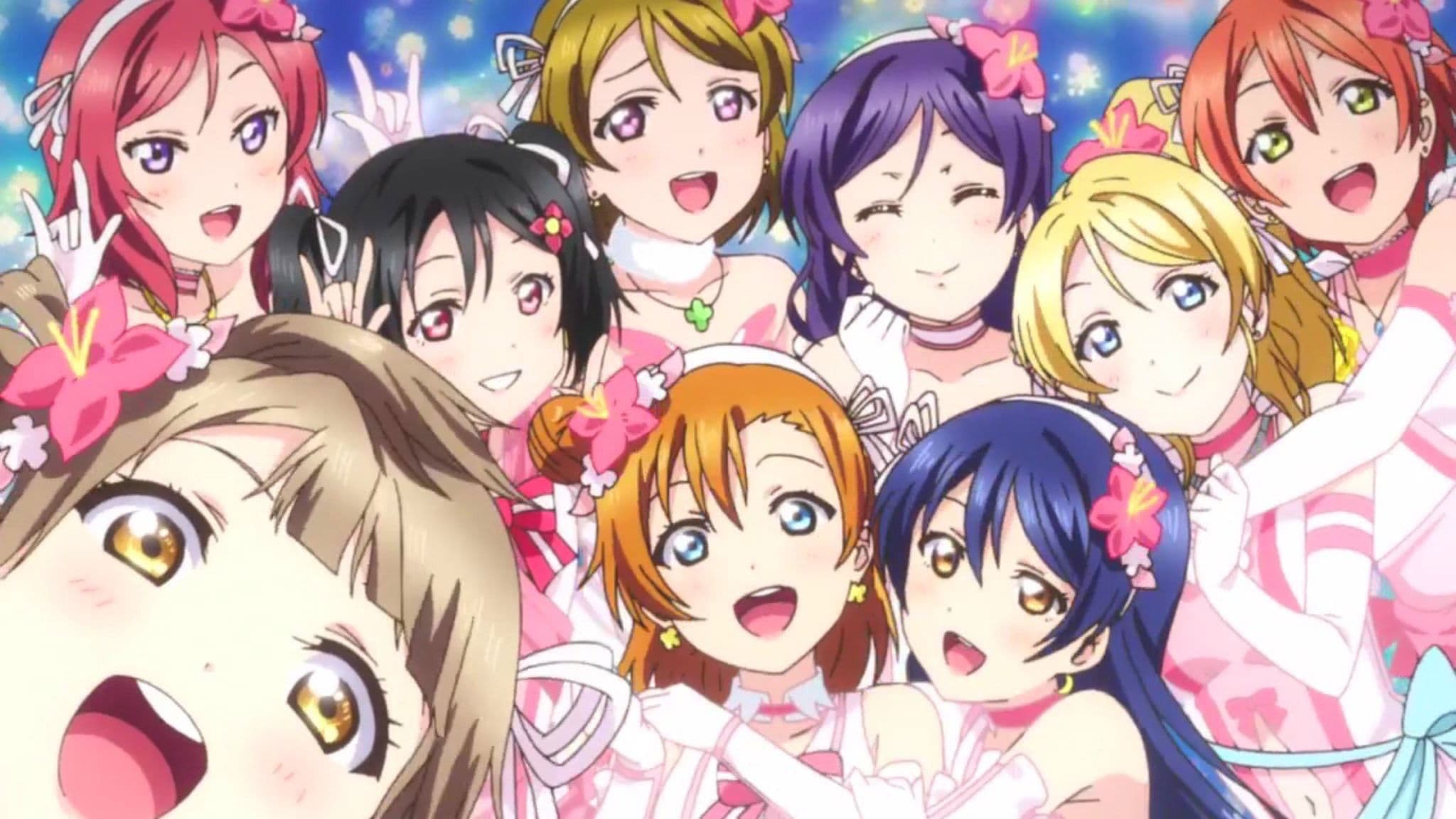 Poster backdrop for Love Live! μ's Live Collection