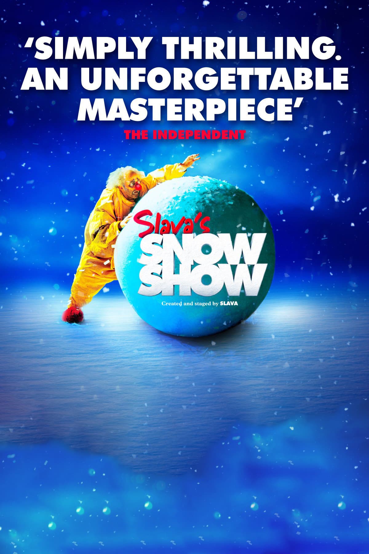 Poster backdrop for Slava's Snowshow