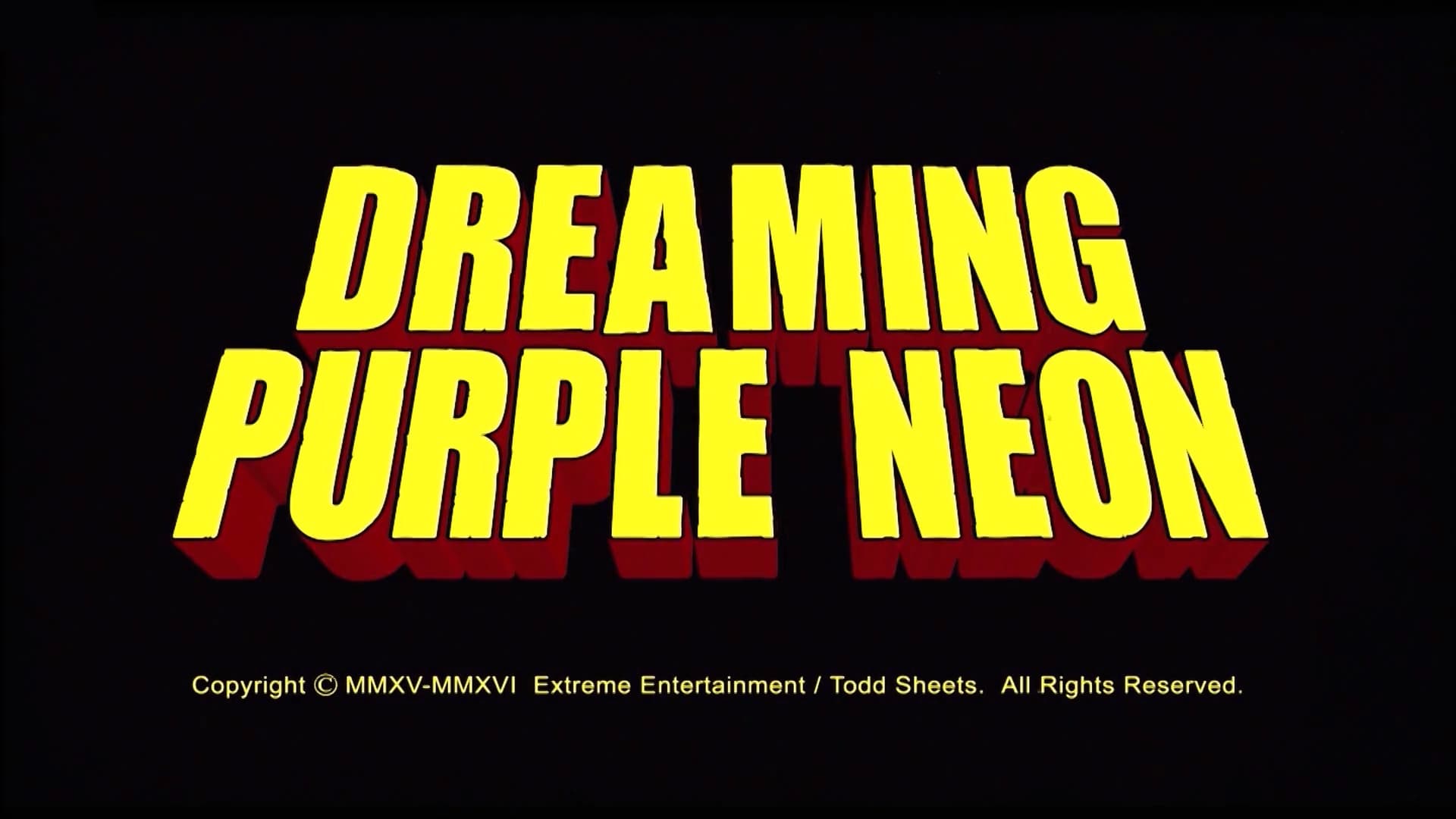 Poster backdrop for Dreaming Purple Neon