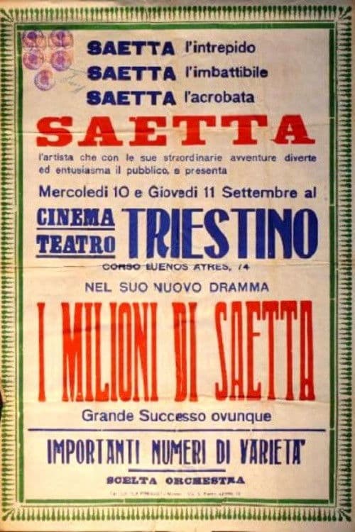 Poster backdrop for I milioni di Saetta