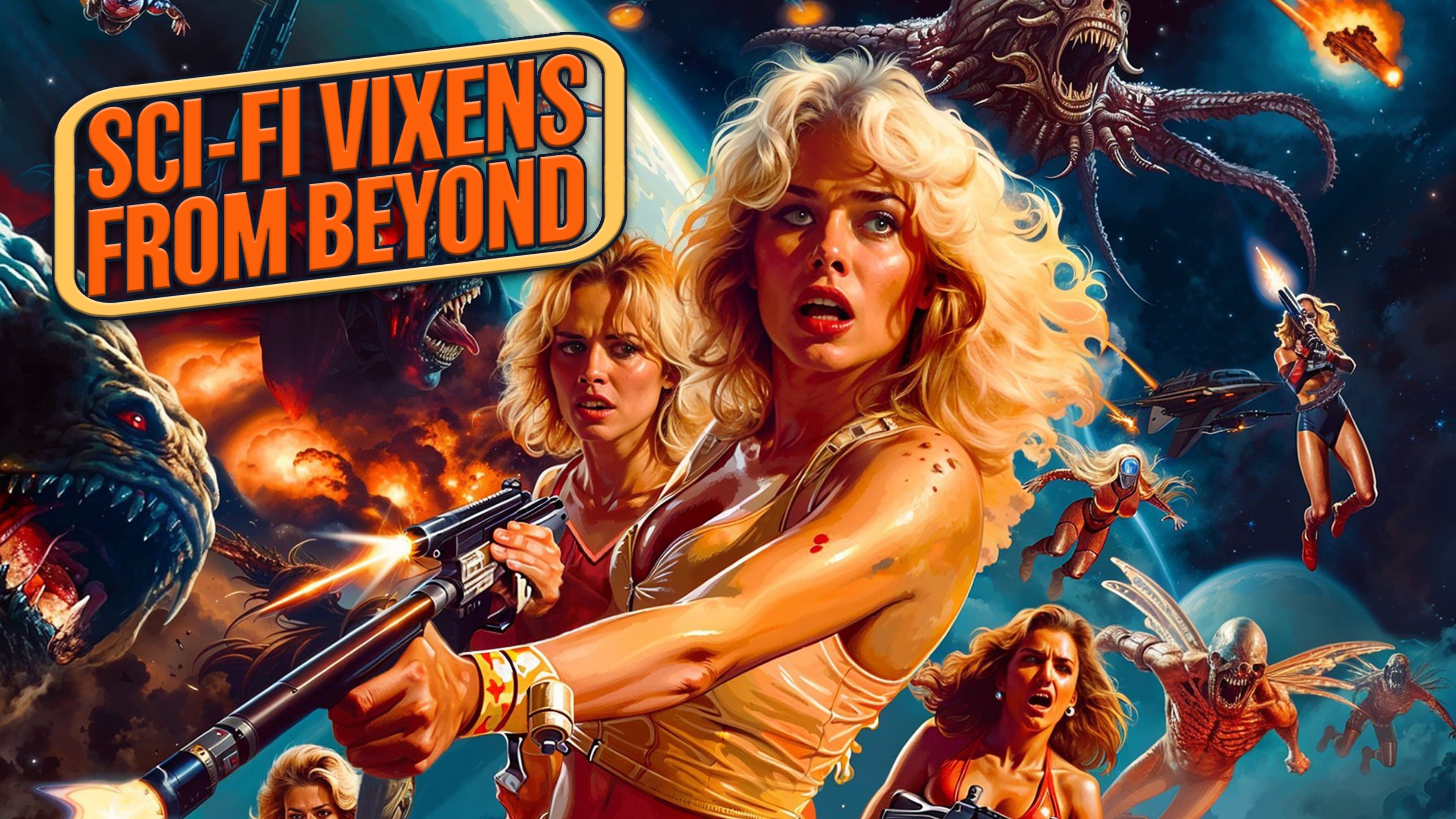 Poster backdrop for Sci-Fi Vixens from Beyond